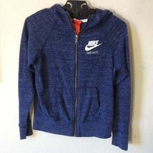 Nike Girl's blue zip up